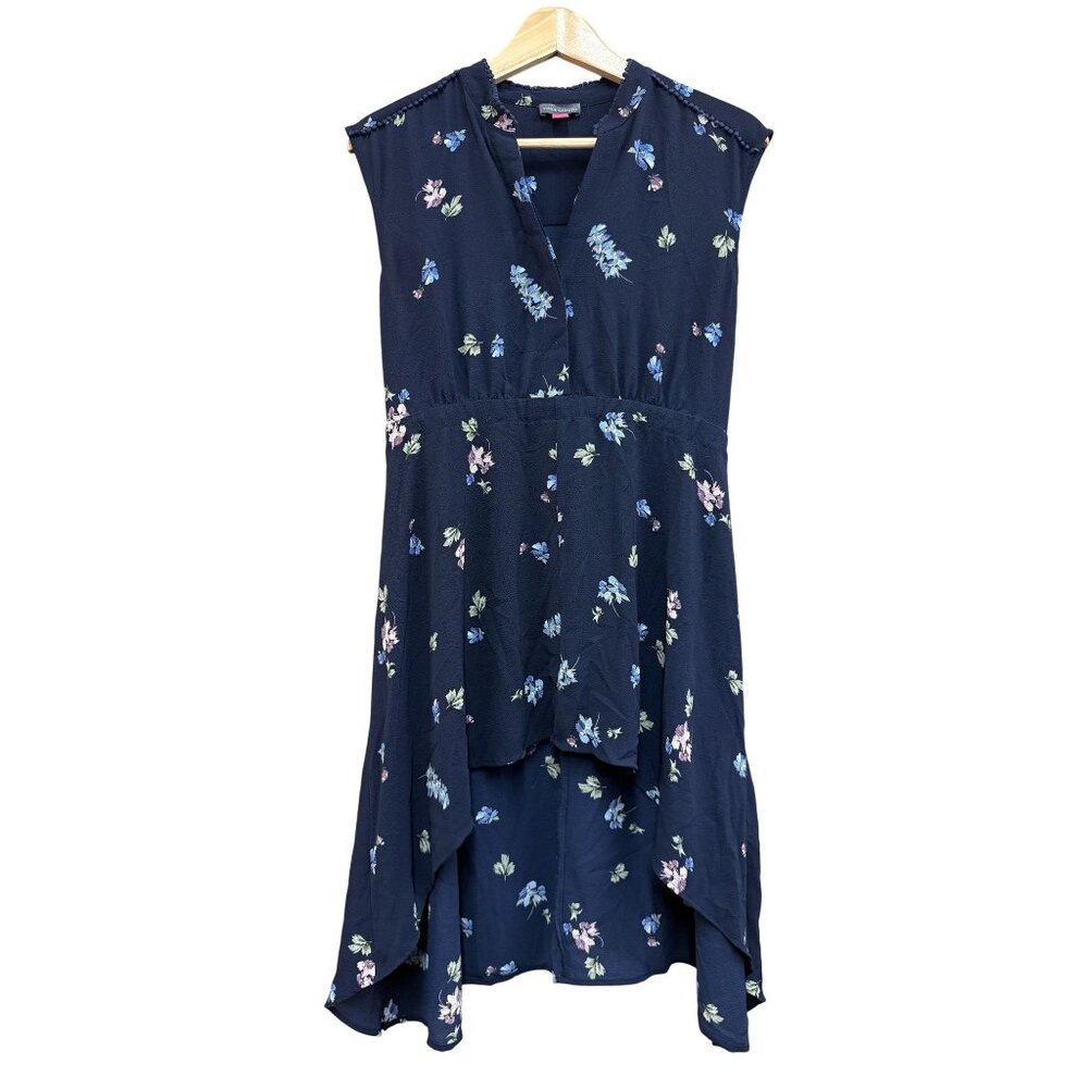 Vince Camuto Women's Romantic Buds Hi Low Tunic Dress Shirt XS